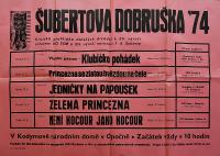Hradec Králové, Krajské kulturní středisko, Impuls, Dobruška, Šubrtova Dobruška KP dětského divadla, 1974