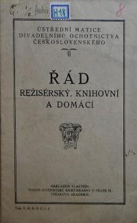 Nový Bydžov, Jirásek, Stanovy a řády