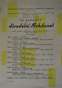 Sezemice, Spolek divadelních ochotníků, plakáty