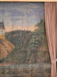 Bystřec, detail opony