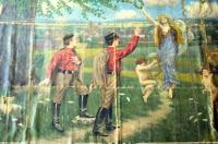 Český Brod, Sokol, detail opony Vavřínový věnec sokolům, autor Rudolf Rott, 1911