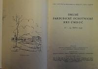 Pardubice, Spolek divadelních ochotníků, Rukopisy a publikace, 1912 - 1949