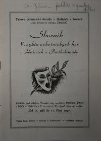 Hořice, V. Cyklus ochotnických her - Hořice - J. K. Tylovi, Sborník, 1947