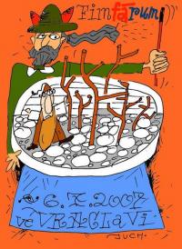 Praha, Julie a spol., Fimfárum, 2007,  plakát,  a. Jaroslav Chmelík