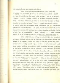 VODSEĎÁLEK, František Na výpravě za lidovou divadelní tvorbou v Podkrkonoší. Strojopis přednášky 1945, 48 s.  
