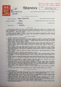 Jihlava, okrsek Hany Kvapilové, okrskové stanovy, 1947