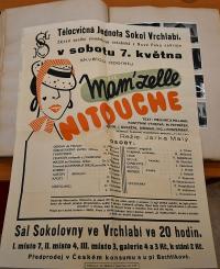 Nová Paka, SDO, Mamzele Nitouche - plakát, 1938
