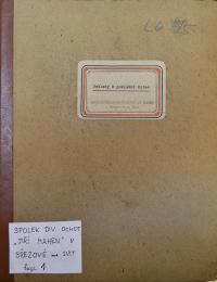 Březová nad Svitavou, SDO Jiří Mahen, Doklady k pokladní knize