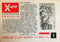 Chrudim, Loutkářská Chrudim, Zpravodaj č.1, 1961