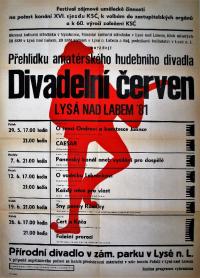 Lysá nad Labem, Divadelní červen, plakát, 1981