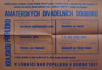 Hradec Králové, Krajské kulturní středisko, Impuls, Lomnice nad Popelkou, KP divadelních souborů kategorie B, 1987