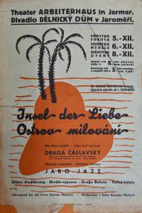 Nový Bydžov, Jirásek, Plakáty, Ostrov milování - plakát, 194x