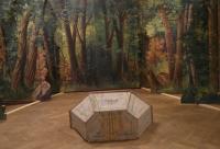 Slatina nad Úpou, dekorace lesa, Úhlejov Nápovědní budka, na výstavě v Hořičkách, 2012