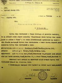 Plzeň, Tylova obec ochotnická, západočeský obvod v Plzni, ustavení organizace, 1929