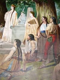 Šonov NA, Tyl, opona, detail, 1