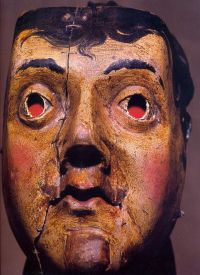 Miletín, Muzeum 1/03, Maškary,  Čechy západní, Kašperské hory, maska sedláka