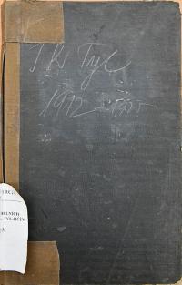 Jičín, Tyl, Kniha zápisů, 1912 - 1925