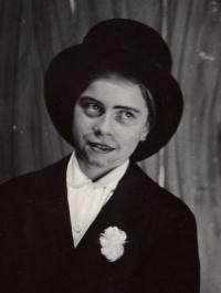 Bílá Třemešná, školní soubor, Zkoušky čerta Belínka, 1960