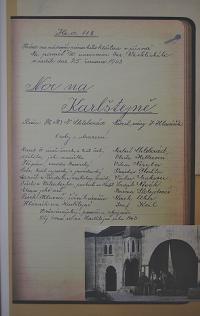 Lysá nad Labem, výstava DIVADLO JE PODIVUHODNÁ VĚC..., výstavní panel, 2018