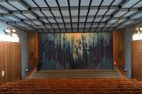 Nový Bor, kino, opona, Ant. Procházka, 1989