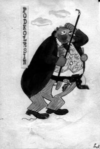 Vrchotovy Janovice, Pražský Kroužek rodáků, Ženitba, Podkolesin, 1945 