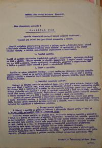 Mnichovo Hradiště, Dům osvěty, Soutěžná řád, 1958