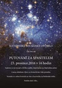 Kateřinky, Sousedské divadlo, Putování za spasitelem - plakát, 2016