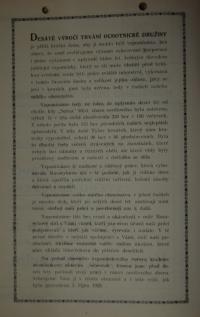 Praha-Žižkov, Scéna Městského osvětového sboru, 10. výročí souboru, 1933