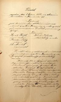 Kamenice nad Lipou, divadelní komise, kontrola divadelních prostor, 1882