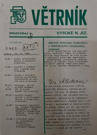 Hradec Králové, Krajské kulturní středisko, Impuls, Vysoké nad Jizerou, NP Krakonošův divadelní podzim, 1989