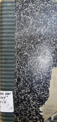 Lezník, Kroužek divadelních ochotníků, Účetní kniha, 1935 - 1950