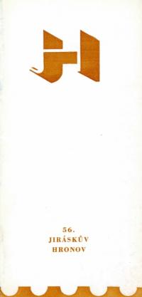 Hronov, CP 56. Jiráskův Hronov 56, programová brožura, 1986