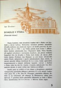 Písek, Gruber, Jan, Divadlo v Písku,  s. 05