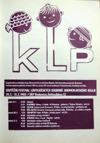 Bioskovice, KP, LD - plakát, 1985
