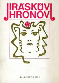 Hronov, NP 43. Jiráskův Hronov, programová brožura, 1973