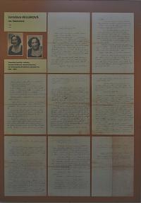 Lysá nad Labem, výstava DIVADLO JE PODIVUHODNÁ VĚC..., SDO Tyl 1901-1944, Jaroslava Hellerová, výstavní panel, 2017