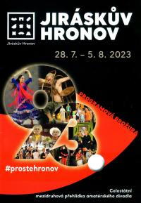 Hronov, 93. Jiráskův Hronov, titulní strana programové brožury, 2023