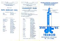 Třeboň, Divadelní Třeboň – program, 1985