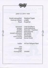 Plzeň, Druhé nástupiště, Projekt Tyl – program, 2010
