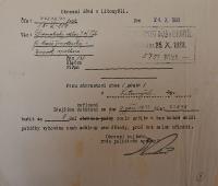 Litomyšl, Tyl, nařízení, 1933