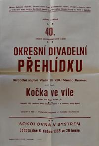 Bystré, OP divadelních souborů - plakát, 1985