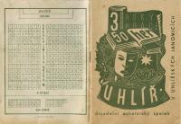 Uhlířské Janovice, Uhlíř, titulní strana brožury, 1939